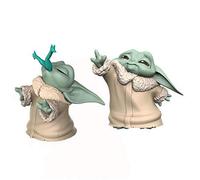 Figura coleccionable de Star Wars: La Bounty, The Child, de 2,2 pulgadas, Baby Yoda, The Mandalorian, Froggy Snack Force Moment, paquete de 2
