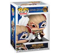 Figura Coleccionable de William Vangeance Black Clover para Fans de Anime, Muñeco Decorativo Detallado con Máscara y Traje Icónico, Ideal para Coleccionistas y Regalo Especial