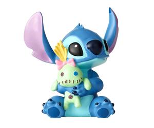 Figura Coleccionable ENESCO de Stitch con Muñeca - Disney Lilo & Stitch