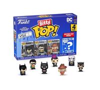 Funko Bitty Pop! 4 Pack: DC Comics - Batman, Robin, Scarecrow, Mystery Mini Figure - Styles May Vary - 0,9 Pulgadas (2,2 cm) Coleccionable - Estante de exhibición apilable Incluido - Idea de Regalo
