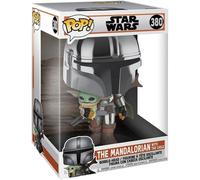 Star Wars Funko POP Film Vinile Figura Mandaloriano Con Yoda Bambino 25cm