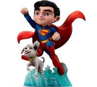 Figura coleccionable Iron Studios Superman Legacy Superman & Krypto Minico