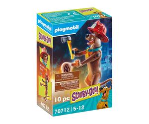 Figura Coleccionable Scooby-Doo Bombero de Playmobil