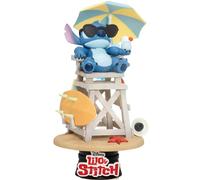 Figura coleccionable vibrante y divertida de Beast Kingdom D Stage Stitch Summer