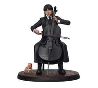 Figura Coleccionable Wednesday Addams con Violonchelo - 15 cm