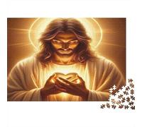 Figura con Aura Sagrada Puzzle de 1000 Piezas Papel para Adultos Escena Mística Cálida Juego de Puzzle Relajación Regalo 38x26cm/1000pcs