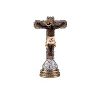 Figura Cristo Milagroso de Buga de Resina Pintado a Mano 13 cm