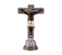 Figura Cristo Milagroso de Buga de Resina Pintado a Mano 30 cm