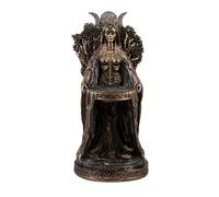 Figura Danu Diosa Madre Celta simbolo fertilidad y abundancia Acabado Bronce de Resina Pintado a Mano 19x19x40 cm