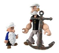 Figura de acci n coleccionable Boss Fight Studio Poopdeck Pappy Popeye Classics Wave 2 - Figura altamente articulada con accesorios que incluyen