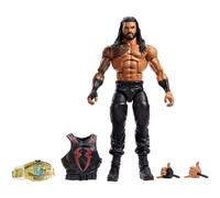 Figura de acci n de lujo de la WWE MATTEL Roman Reigns Elite Collection con detalles faciales realistas, equipo ic nico del ring y accesorios