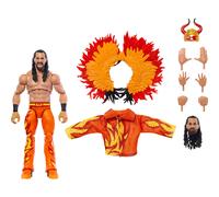 Figura de acci n de Mattel WWE Ultimate Edition Fan Takeover de Seth Rollins, set coleccionable con accesorios intercambiables como cabezas adici