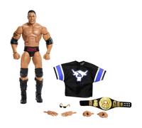 Figura de acci n Mattel WWE The Rock Elite Collection, articulaci n de lujo y detalles realistas con accesorios ic nicos, 6 pulgadas
