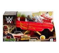 Figura de accin de Mattel WWE Figura y vehculos de juguete Rey Mysterio Evento principal Figura y Lucha Low Rider Car con Accin de lanzamiento e h