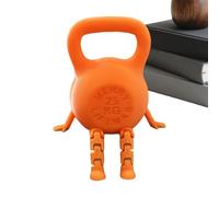 Figura de acción 3D - Estatua de pesa rusa para tema fitness | Articulaciones flexibles con pantalla escritorio, figura inspirada en el gimnasio para el hogar, dormitorio oficina, decoración estanterí