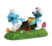 Figura de acción Aqua Della, Los Pitufos Bromista 14,8 x 9,6 x 9,5 cm, Muy Detallada y Fabricada en Resina de poliéster, no tóxica y con pH Neutro, para acuarios de Agua Dulce y Marinos