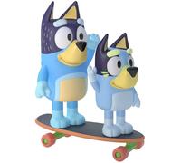 Figura De Acción Bluey Skateboard 2 Paquete | Bluey Y Bandit