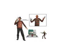 Figura de acción de Freddy Krueger de la película Dream Warriors de NECA: Exhibición de juguetes de Pesadilla