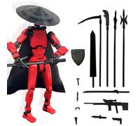 Figura de acción de héroe genérica 3D,Figura de acción de Robot, Juguete Robot dinámico con articulaciones móviles, Decoraciones detalladas de oficina realistas, Compañero Anti-Stress para