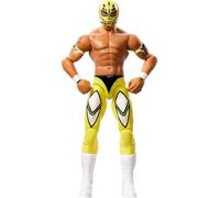 Mattel Figura de acción de la WWE, Rey Mysterio coleccionable de 6 pulgadas con 10 puntos de articulación y aspecto realista