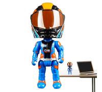 Figura de acción de motocicleta - escultura de conductor convertible, pantalla creativa coleccionable, juguete dinámico de acrobacia de motocicleta | estatua articulada de vehículo de juguete