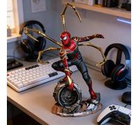 Figura de Acción de Spider-Man de Marvel, Modelo de Personaje Hecho a Mano, Juguete de Película y Videojuego, Muñeco de Acción, Decoración, Colección, Regalo de Navidad 1Pcs