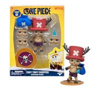 Figura de acción de Tony Tony Chopper de One Piece de 10 cm con 6 Accesorios; Incluye Expresiones faciales Intercambiables, Bolso de medicinas, Vial médico y Base de exposición con Forma de Berry