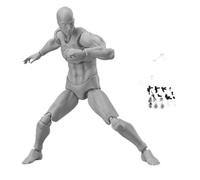Figura de acción del cuerpo masculino, articulaciones móviles flexibles de 15 cm figuras de acción de maniquí con soporte base, maniquí humano para dibujar, pintar, dibujar, artistas