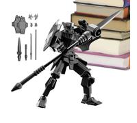Figura de acción del robot - Modelo mecánico, juguete totalmente móvil | Robot de 13 cm/5,12 pulgadas inspirado en ciencia ficción con juntas multidireccionales, construcción de calidad para el juego,