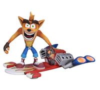 Figura De Acción Deluxe Crash Bandicoot De 5.5 Pulgadas Con Jet Board