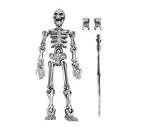 Figura de acción esquelética: Modelo de anatomía Humana móvil y móvil con extremidades móviles Kit de Cuerpo Realista y Flexible para la decoración de Halloween, Pantalla de Escritorio