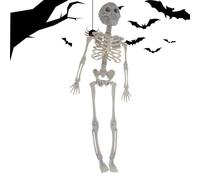 Figura de acción esqueleto - juguete guerrero óseo posable con armas y armaduras, modelo esqueleto móvil | Diseño de Hallowen espectral, ideal para dioramas o coleccionistas, construcción de
