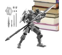 Figura de acción, figura de acción robótica | Figura articulada con robot: coleccionables únicos de 13 cm / 5,12 pulgadas Figura de acción robótica móvil multiarticulada para decoración de escritorio