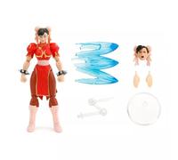 Figura de acción genérica de Chun Li Street Fighter II de 6 pulgadas (versión exclusiva de traje rojo)