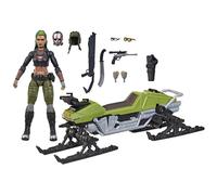 Figura de acción Hasbro G.I. Joe Classified Series Zanya con vehículo Chameleon y accesorios