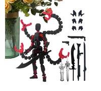 Figura De Acción Impresa En 3D - De Oficina, Modelos Móviles Multiarticulados | Material PLA Durable Detallado, Expositor De Oficina, Juguete, Regalo para, Adultos, Coleccionistas, Bibl