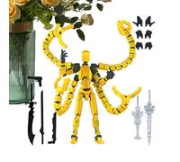 Figura De Acción Impresa En 3D - De Oficina, Modelos Móviles Multiarticulados | Material PLA Durable Detallado, Expositor De Oficina, Juguete, Regalo para, Adultos, Coleccionistas, Bibl