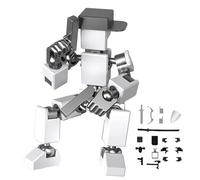 Figura de acción impresa en 3D - robot móvil, juguete cambiable, coleccionable, figura impresa en 3D única para niños amigos, pintura, accesorios de fotografía, pantalla de escritorio, coleccionistas