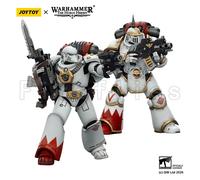 Figura de acción JOYTOY 1/18, The Horus Heresy White Scars MKII MKVI, Legionario Táctico, Modelo de Anime, Juguete WS MKVI TacticalL