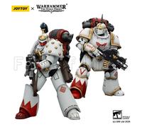 JOYTOY Warhammer Horus Heresy: Cicatrices Blancas MKVI Legionario Táctico Figura de Acción Escala 1:18