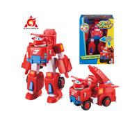 Figura de acción mini de Super Wings de 7 pulgadas, robot de la serie 2 pulgadas, transformable, juguete, carretilla