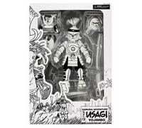 Figura De Acción NECA TMNT Usagi Yojimbo Samurai Usagi Yojimbo B&N De 7”