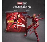 Figura de Acción Original de Iron Man Mk50 de Zd Toys, Articulaciones Móviles, Modelo Coleccionable de Superhéroe de los Vengadores, Set de Muñecos, Regalos de Moda para Fanáticos de Juguetes 1912-50