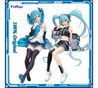 Figura de acción Original Furyu Hatsune Miku Vocaloid, tecnología colorida, tapón de fideos Kawai, juguete, modelo de Pvc, regalo de colección 16cm Hatsune Miku