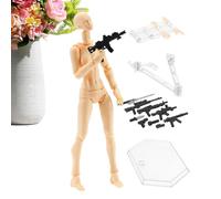 Figura de acción posicionable - Maniquí artístico creativo, forma plegable, personaje de referencia portátil | Guía de proporciones ligera y duradera para ilustradores, pintores, diseño