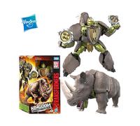 Figura de acción Rhinox WFC-K27 de Transformers Generations War for Cybertron: Kingdom Voyager de Hasbro.