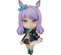 Figura de acción Uma Musume Pretty Derby: Mejiro McQueen de 10 cm, versión Q, cara intercambiable, estatua coleccionable de PVC, adornos de decoración para regalo