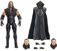 Figura de acción WWE Ultimate Edition Undertaker, Coleccionable de 6 Pulgadas con Cabezas adicionales, Manos Intercambiables y Chaqueta de Entrada Wrestlemania XIV para Mayores de 8 años