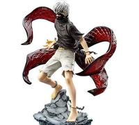 Figura de acción Zhongkaihua Tokyo Ghoul Kaneki Ken de PVC modelo de anime para escritorio, decoración para el hogar en Navidad y regalo de cumpleaños (expresiones intercambiables)