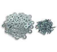 Figura de acero 8 conector de tablero de la mesa o escritorio de cierre Clip - Heavy Duty 12 acero calibre - (10, 20 o 30 Pack)